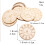 8 unidades 45 mm decorações redondas com de relógio 3