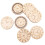 8 unidades 45 mm decorações redondas com de relógio 9