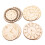 8 unidades 45 mm decorações redondas com de relógio 5
