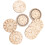 8 unidades 45 mm decorações redondas com de relógio 2