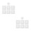 2Sets Foam Weefbord Met Precisiepinnen Voor Macramé En 7