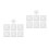 2Sets Foam Weefbord Met Precisiepinnen Voor Macramé En 8