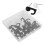 50 unid. tachinhas com para quadro de avisos 10