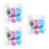 3Pcs Sticker Dispenser: Adjustable Clear Acrylic Roll Holder 10