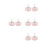 8 Pcs Magnetic Nail Tips Stand Holder Plastic Base For False Nails 9