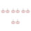 8 Pcs Magnetic Nail Tips Stand Holder Plastic Base For False Nails 8