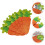 40 Pcs Easter Carrot Felt Cutlery Holder Bag Tableware Decorations 11