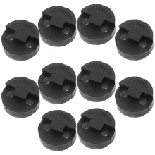 10 Unidades Silenciador De Borracha Para Violino E Viola Modelo Tourte