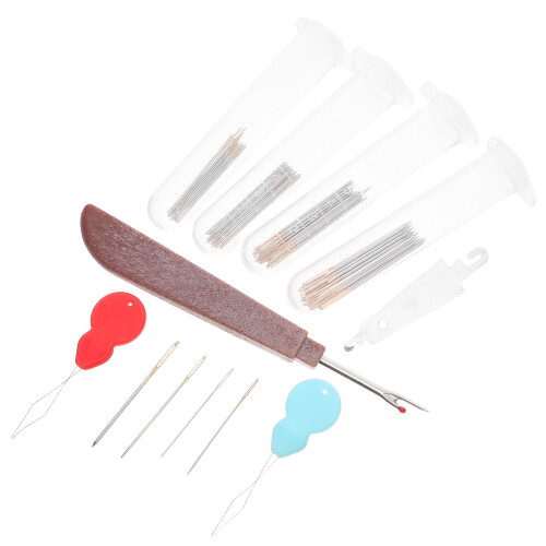 conjunto 4 tamanhos aço para couro artesanato