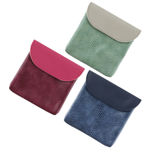 12 Pcs Multi-Function Tampon Holders Portable Pu Period Pouches