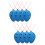 8 Pcs Children's Plastic 6-Hole Ocarina Instrument 9