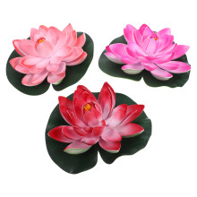 3 Unidades Flores Artificiais Com Folhas Para Decoração