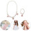 Conjunto De Colar E Pulseira De Simuladas Para Crianças (Rosa) 2