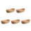 5Pcs Wood Boat Serving Tray For Fruit Nuts Snacks 4