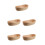 5Pcs Wood Boat Serving Tray For Fruit Nuts Snacks 9