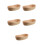 5Pcs Wood Boat Serving Tray For Fruit Nuts Snacks 6