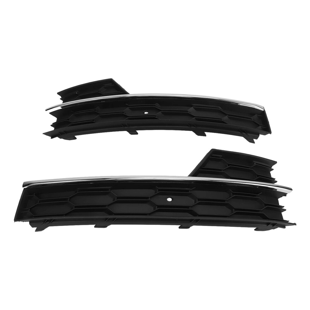 Pair Fog Grille Cover For Octavia Combi Facelift 5E 2017-2019 Light 8151351964779