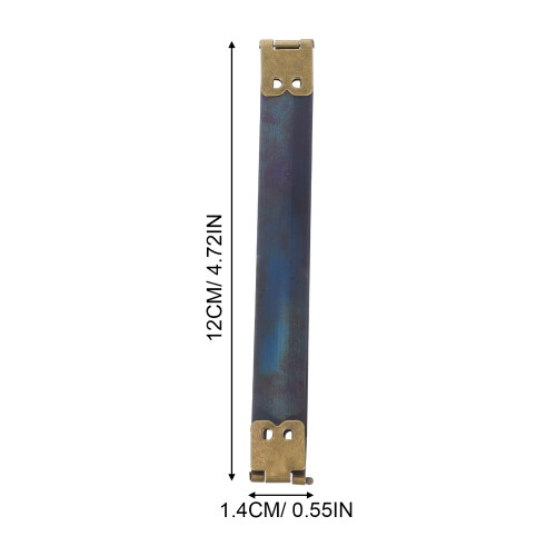 10 unid. 12 cm metal com e dobradiças - verde 1