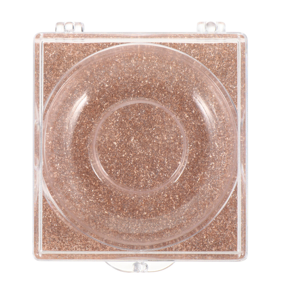 Happyyami 12 Pcs Empty False Eyelash Packaging Boxes Glitter Square Storage