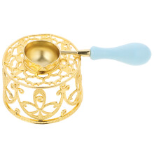 5 Sets Retro Seal Wax Melting Stove With Spoon