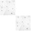 2 Sets Quilting Templates Diy Patchwork Sewing Tools 6
