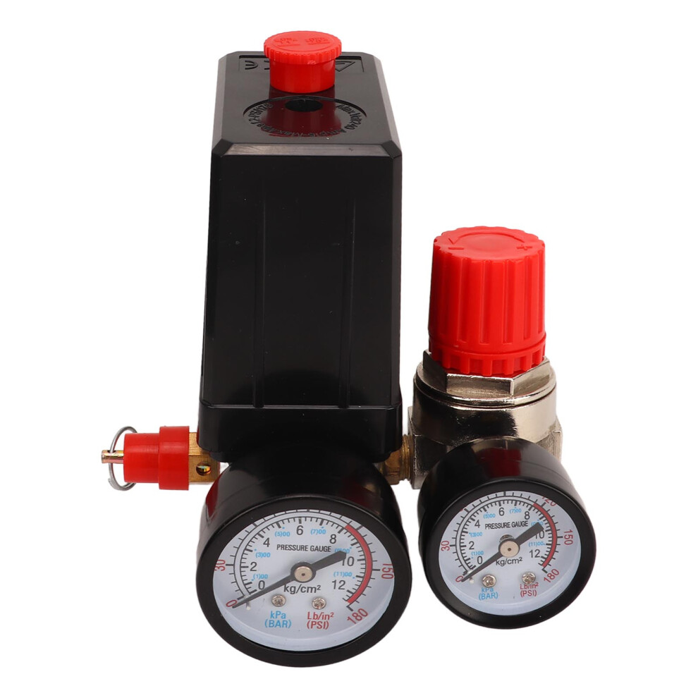 Air Compressor Pressure Switch 0-180 Psi Control Valve Kit For Durable Use 4641351965486