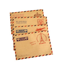 30 Pcs Retro Tower Kraft Paper Envelopes For Multipurpose Use