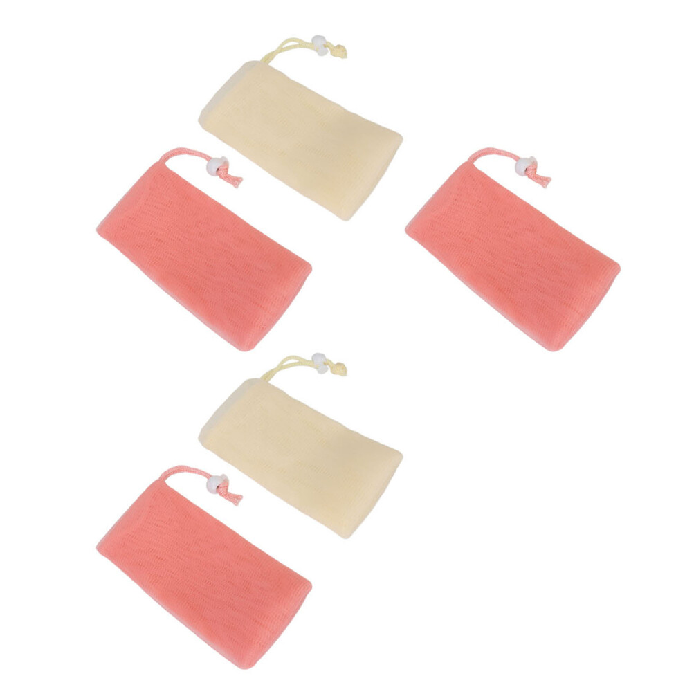 Effective Exfoliating Soap Saver Pouches - 5 Count Easy to Clean