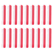 200 Pcs Safety Worker ID Buckle Brooch Badges Plastic With Adhesive