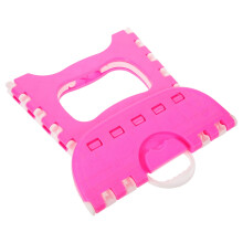 Plastic Vouwkrukje Voor Kinderen Thuis Badkamer Keuken (Roze)