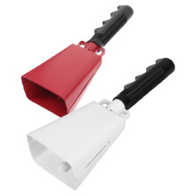6 Pcs Metal Cowbell With Handle For Sporting Events And Parties