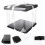 5Stk Schwarze Papierabdeckung Transparente Geburtstagskuchenbox 3