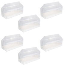6St Transparente Cake Roll Verpackungsbox Mit Tablett