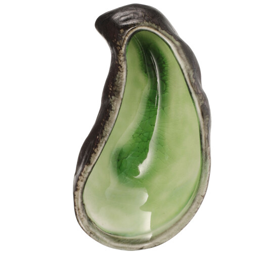 Keramikplatte Oyster Shell Sushiplatte Servierplatte 2