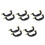 10 Pcs Plastic Replacement Handle For Suitcase Tool Box Hardware 6