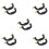 10 Pcs Plastic Replacement Handle For Suitcase Tool Box Hardware 9