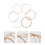18 Pcs Metal Folk Guitar Strings Replacement Accessories 9