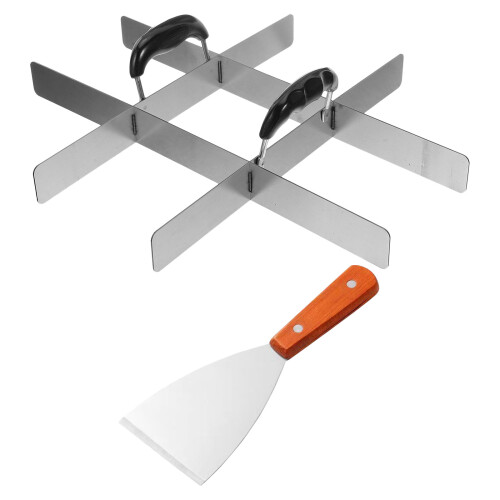 1 Set Kuchen Portionsteiler: Mit Seitengriffen Und Spatel