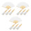 12 Sets Folding Bamboo Fan Frame Japanese Style Diy Kit 7