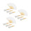12 Sets Folding Bamboo Fan Frame Japanese Style Diy Kit 8