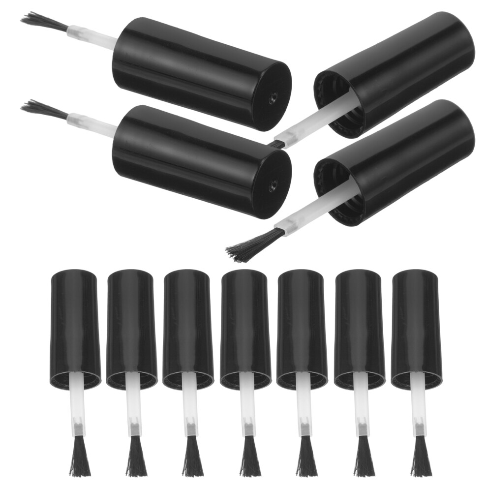 Villcase 60 Pcs Replacement Nail Polish Bottle Caps For Nail Gel With Brush