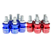 30 Pcs Motorcycle License Plate Screws Glass Cup Shaped Fittings