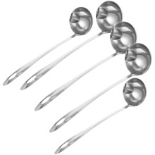 5Stk Suppenkelle Suppenfettölseparator Kelle Ölfilter Löffel