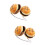 4 Pcs Winter Warm Pet Hamster Bed Half Covered Bread Shape 7