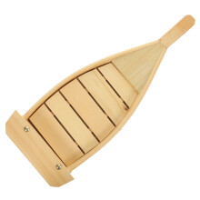 Wooden Sushi Platte Bootförmig Für Zuhause Restaurant