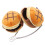 4 Pcs Winter Warm Pet Hamster Bed Half Covered Bread Shape 8