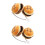 4 Pcs Winter Warm Pet Hamster Bed Half Covered Bread Shape 5