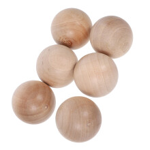 6Stk Holz Runde Kugel Stopper 30Mm Für Flasche Glasbehälter