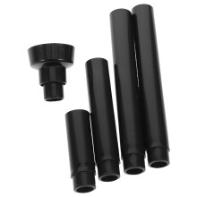 1Set Schwarze Garten Springbrunnen-Düse Aus Kunststoff Mit Adapter