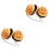 4 Pcs Winter Warm Pet Hamster Bed Half Covered Bread Shape 3